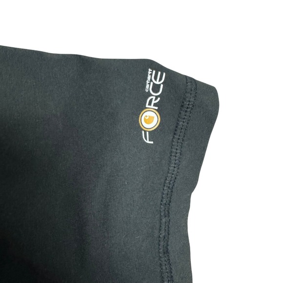 Carhartt Force Relaxed Fit Mens 2XL T-Shirt Black Work Pocket Short Sleeve - Picture 3 of 5